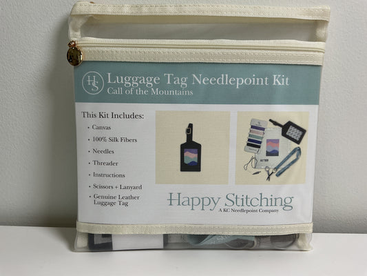 Needlepoint Kit (luggage tag)