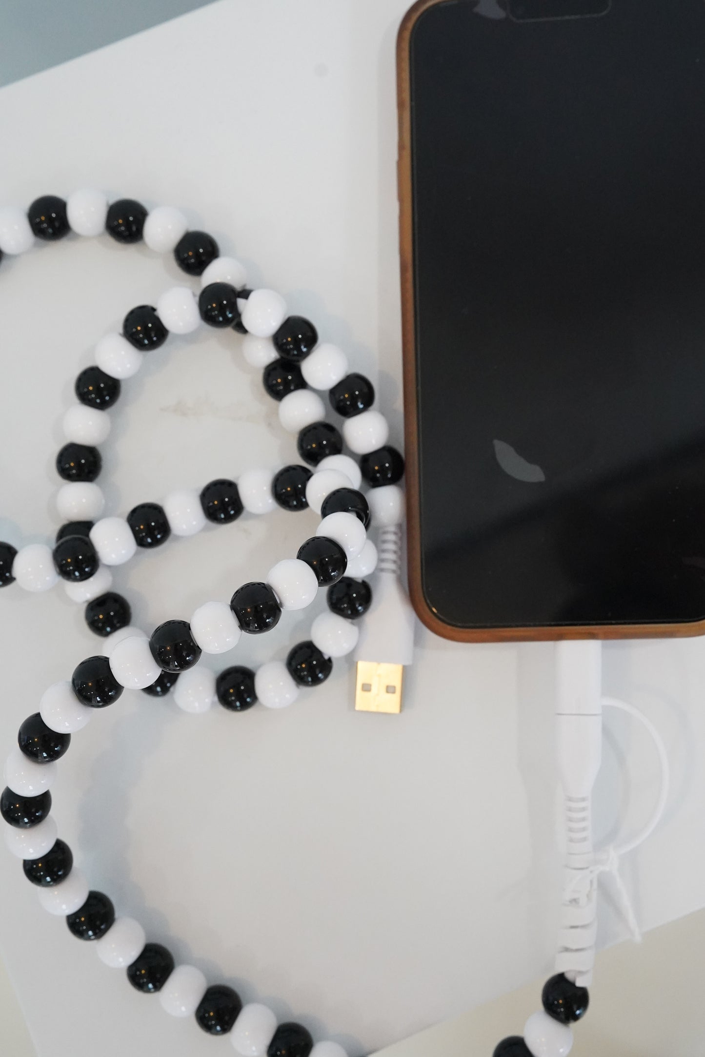 Beaded Phone charger