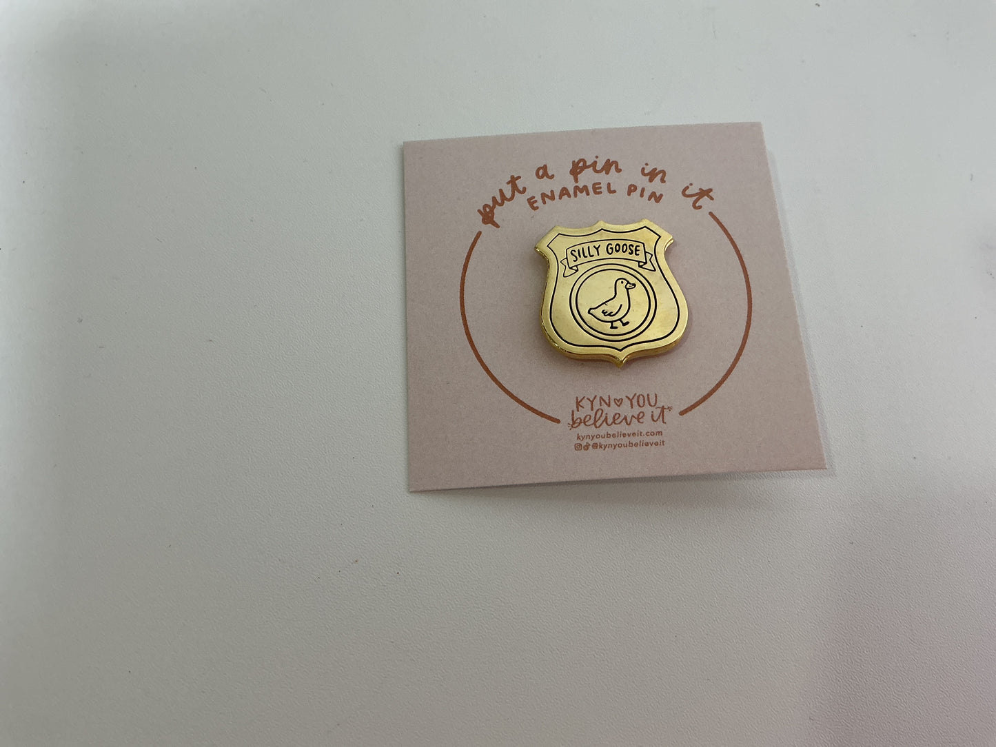 Silly Goose Pin