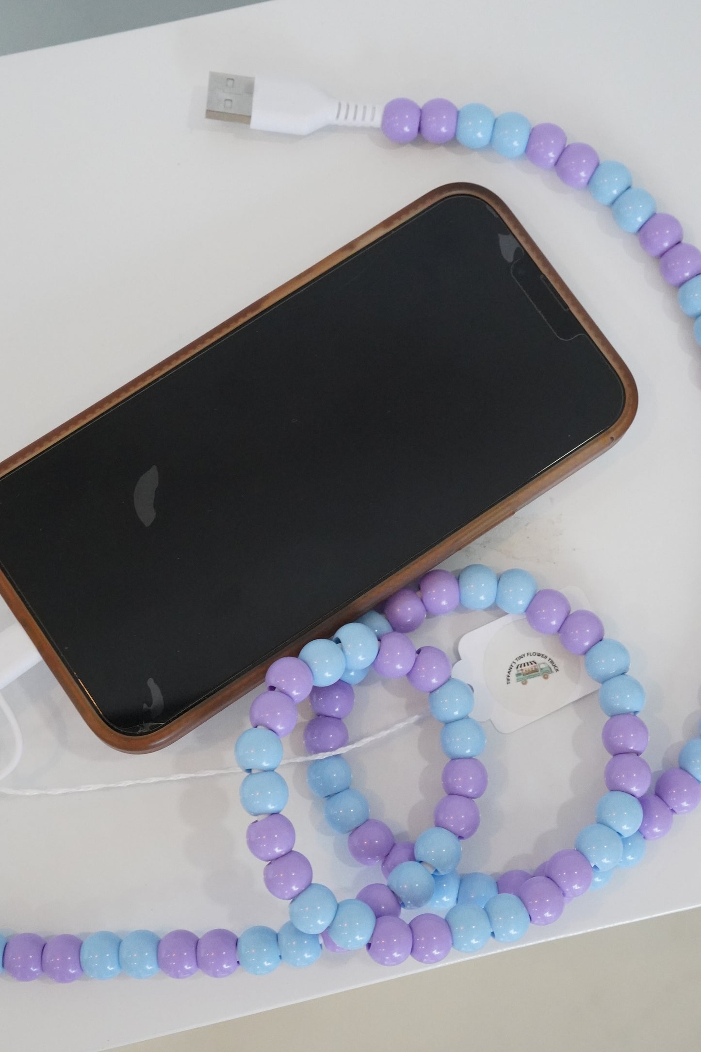 Beaded Phone charger