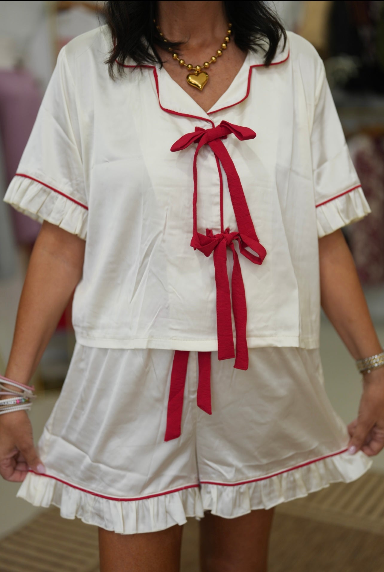 Red Bow PJs
