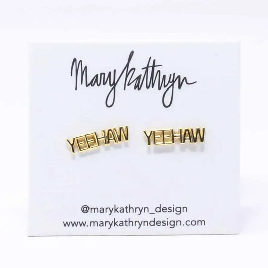 Yeehaw Stud Earrings