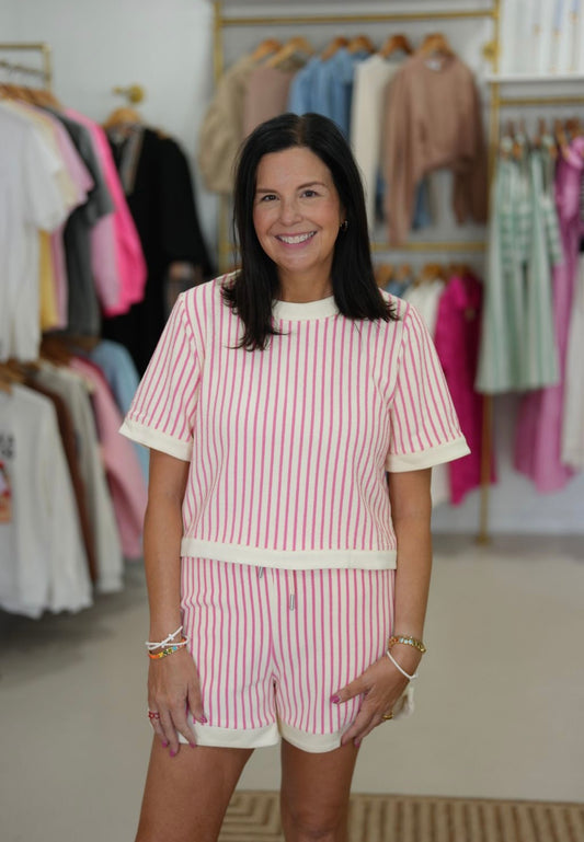 Terry Cloth Short Set