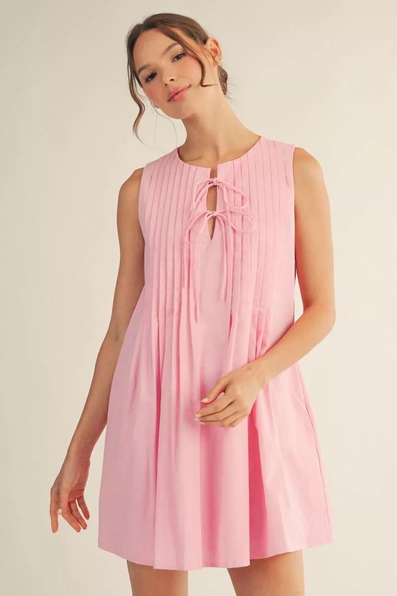 Pintuck Dress