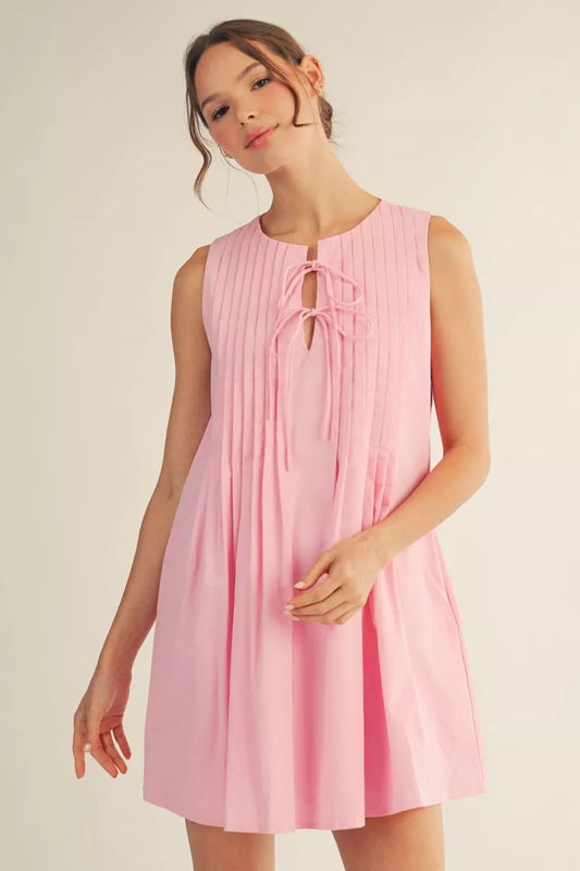 Pintuck Dress