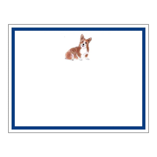 Flat Notecards (Corgi)