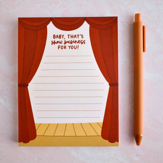 Baby That’s Show Business Notepad