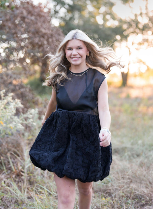 Sheer Black Dress